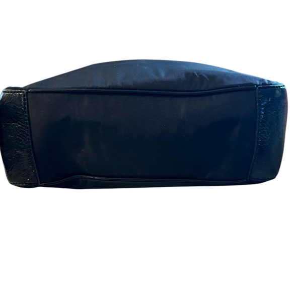 Kate Spade Hobo Turnlock Nylon Patent Leather Black Shoulder Bag never used - Picture 5 of 9